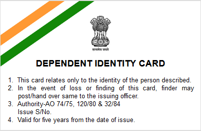 Dependent Card